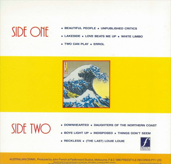 Australian Crawl : The Final Wave (LP, Album, Gat)