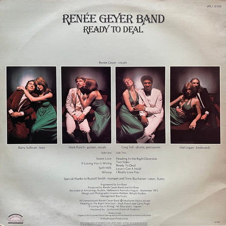 Renee Geyer Band : Ready To Deal (LP, Album)