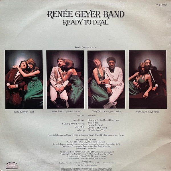 Renee Geyer Band : Ready To Deal (LP, Album)