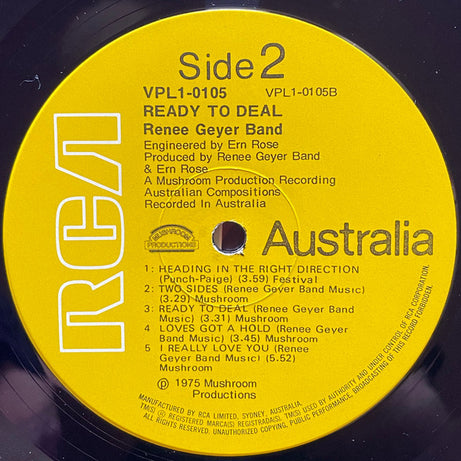 Renee Geyer Band : Ready To Deal (LP, Album)