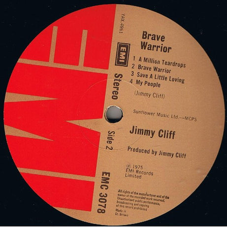 Jimmy Cliff : Brave Warrior (LP, Album)