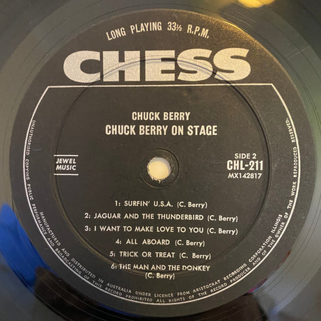 Chuck Berry : Chuck Berry On Stage (LP, Album)