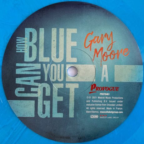 Gary Moore : How Blue Can You Get (LP, Album, Ltd, Blu)