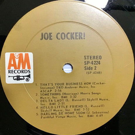 Joe Cocker : Joe Cocker! (LP, Album, Pit)