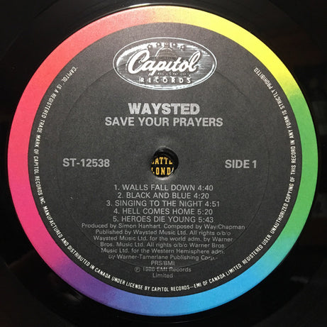 Waysted : Save Your Prayers (LP, Album)