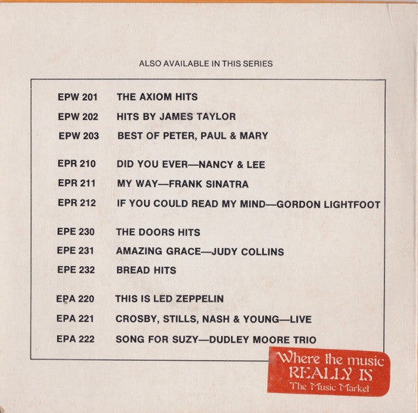 Frank Sinatra : My Way (7", EP, RE)