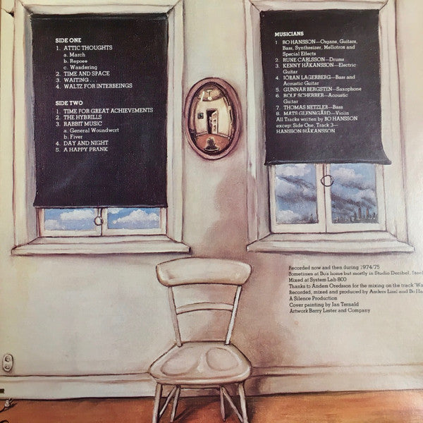 Bo Hansson : Attic Thoughts (LP, Album, Gat)