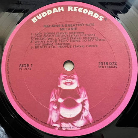 Melanie (2) : Melanie's Greatest Hits (LP, Comp, RE)