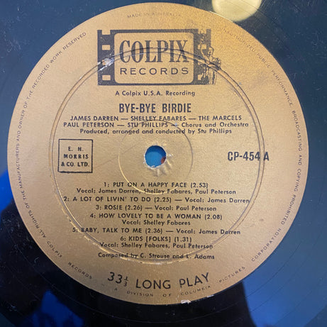 Various : Bye Bye Birdie (LP, Mono)