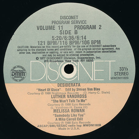 Various : Volume 11 Program 2 (2x12", P/Mixed)