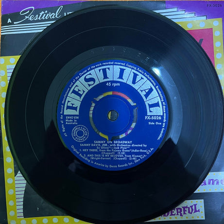 Sammy Davis Jr. : Sammy On Broadway (7", EP)