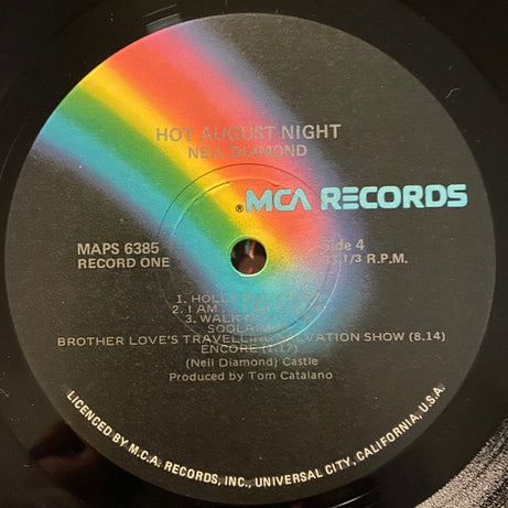 Neil Diamond : Hot August Night (2xLP, RE, Gat)
