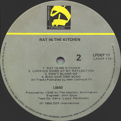 UB40 : Rat In The Kitchen (LP, Album)
