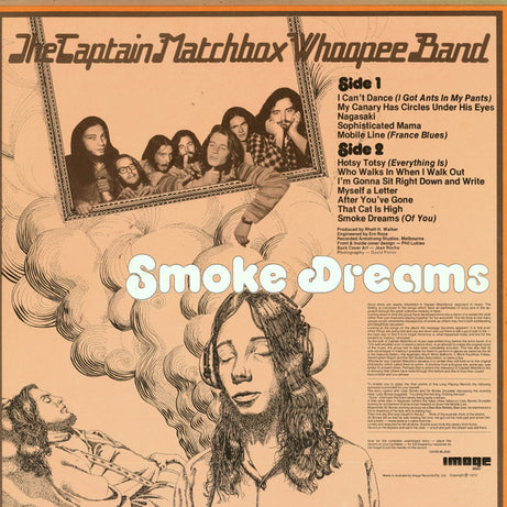 Captain Matchbox Whoopee Band : Smoke Dreams (LP, Album, Gat)