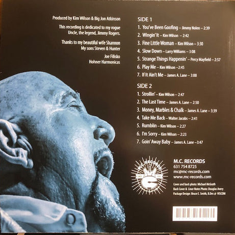 Kim Wilson : Take Me Back! (The Bigtone Sessions)  (LP, Album, Mono)