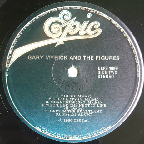 Gary Myrick And The Figures* : Gary Myrick And The Figures (LP, Album)