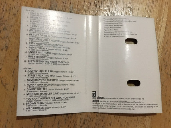 The Rolling Stones : Hot Rocks 1964-1971 (Cass, Comp, RM)