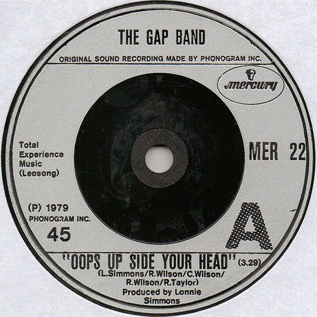 The Gap Band : Oops Up Side Your Head (7", Single)