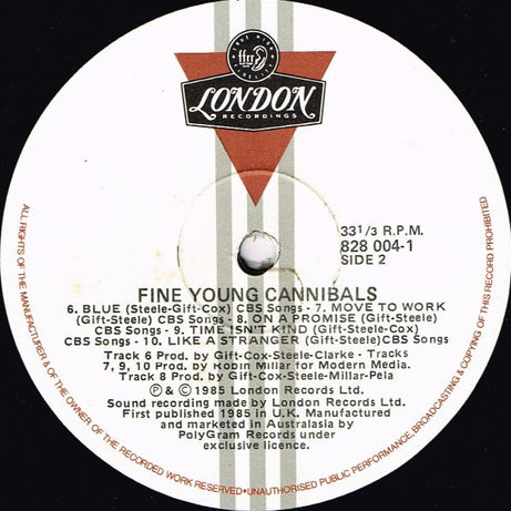 Fine Young Cannibals : Fine Young Cannibals (LP, Album)