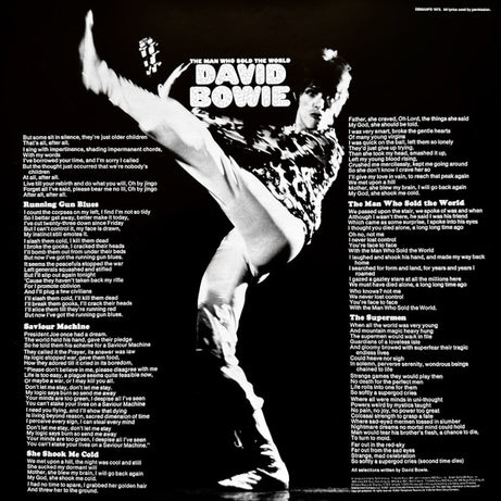 David Bowie : The Man Who Sold The World (LP, Album, Pic, RE)