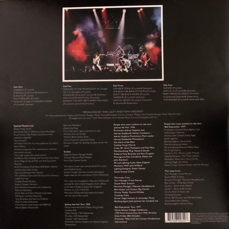 Thin Lizzy : Live And Dangerous (2xLP, Album, RE)