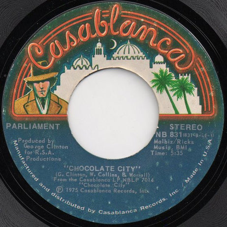 Parliament : Chocolate City (7", Single, Styrene, Ric)