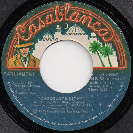 Parliament : Chocolate City (7", Single, Styrene, Ric)