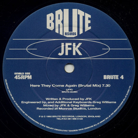 JFK : Here They Come Again (12")