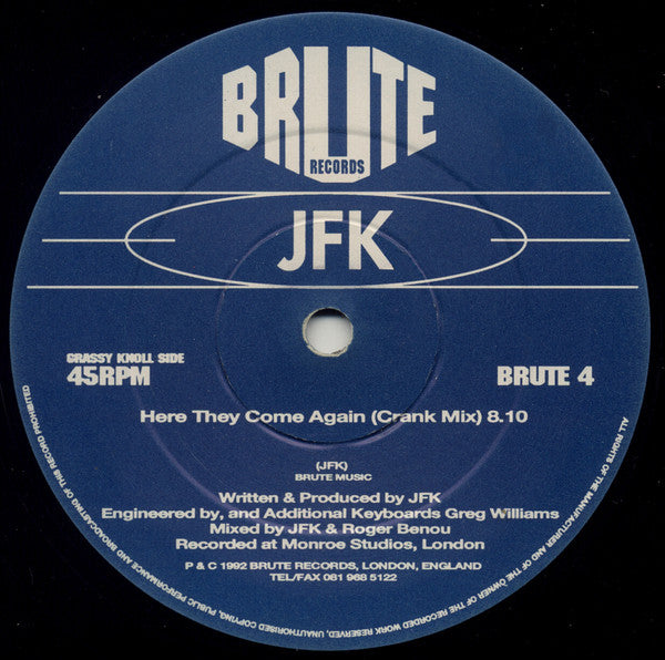 JFK : Here They Come Again (12")