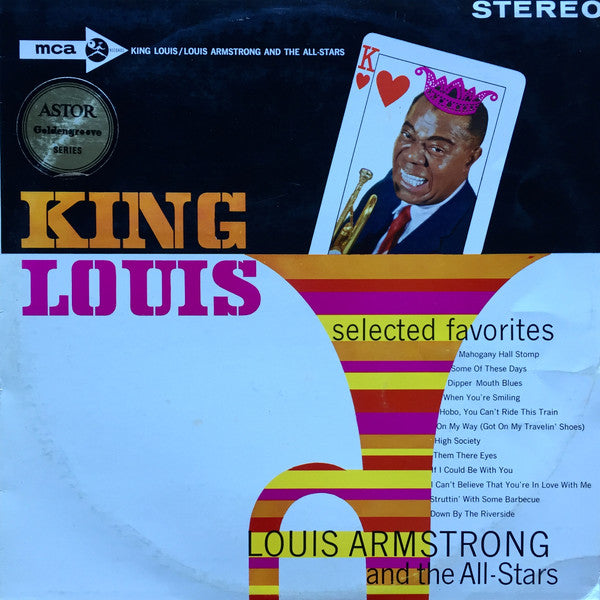 Louis Armstrong And His All-Stars : King Louis (Selected Favorites) (LP, Album, RE)