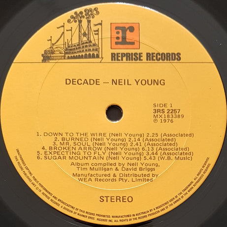 Neil Young : Decade (3xLP, Comp)