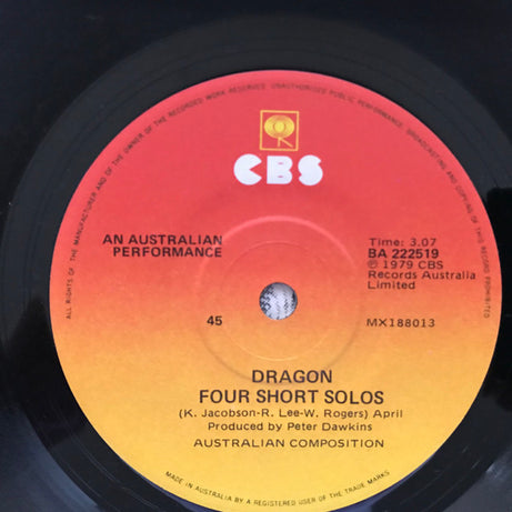 Dragon (5) : Love's Not Enough (7")