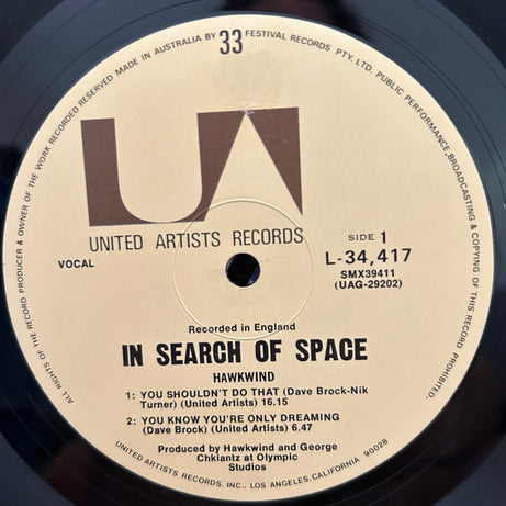 Hawkwind : X In Search Of Space (LP, Album)