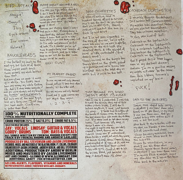 Frenzal Rhomb : Smoko At The Pet Food Factory (LP, Album, Ltd, RE, Pet)
