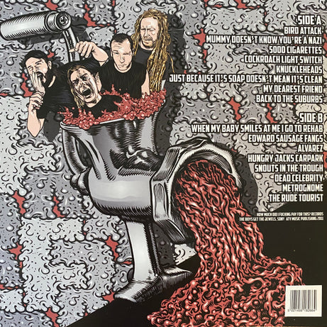 Frenzal Rhomb : Smoko At The Pet Food Factory (LP, Album, Ltd, RE, Pet)