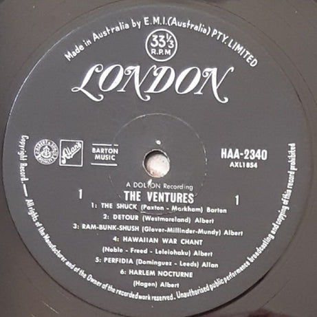 The Ventures : The Ventures (LP, Album, Mono)
