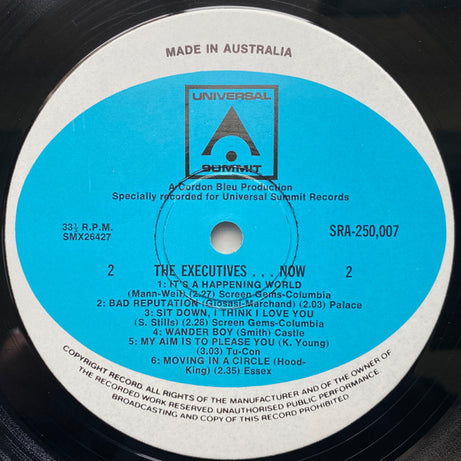 The Executives (3) : ....Now! (LP, Comp, RE)