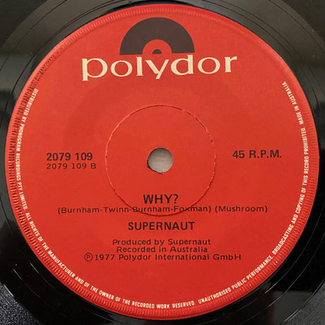 Supernaut (3) : The Kids Are Out Tonight (7")