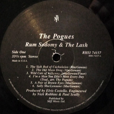 The Pogues : Rum Sodomy & The Lash (LP, Album, RE, 180)