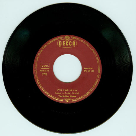The Rolling Stones : Not Fade Away / Little By Little (7", Single, RP)