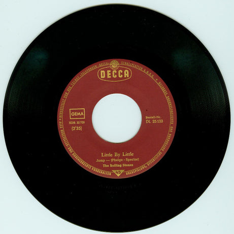 The Rolling Stones : Not Fade Away / Little By Little (7", Single, RP)