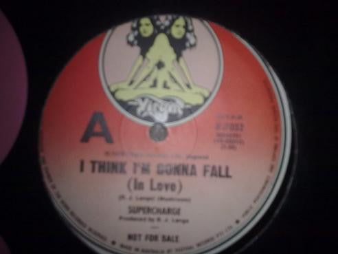 Supercharge (2) : I Think I'm Gonna Fall In Love (12", Promo)