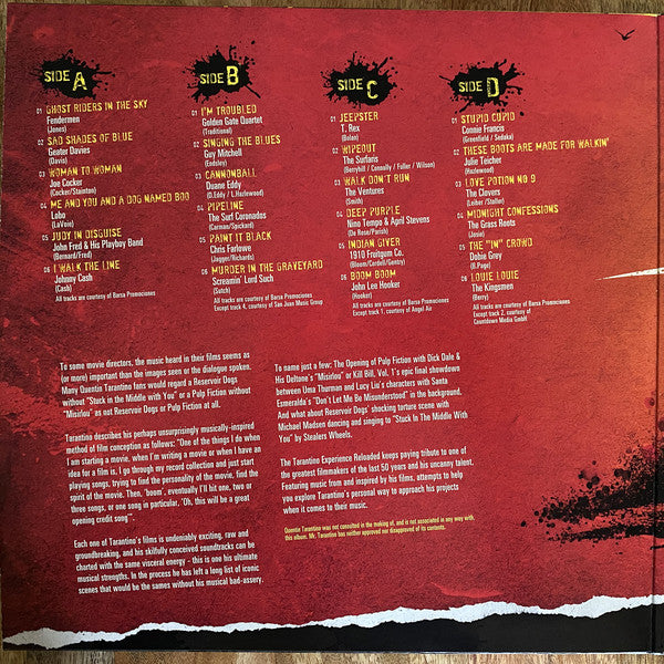 Various : The Tarantino Experience (Reloaded) (LP, Yel + LP, Red + Album, Comp, Dlx, Ltd)