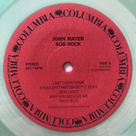 John Mayer : Sob Rock (LP, Album, Ltd, Cle)