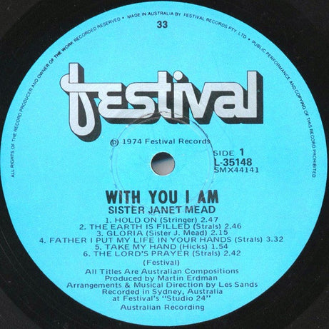 Sister Janet Mead : With You I Am (LP, Album)