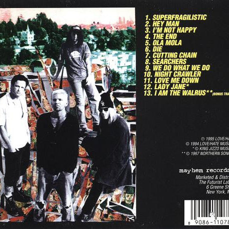 Love/Hate : I'm Not Happy (CD, Album)