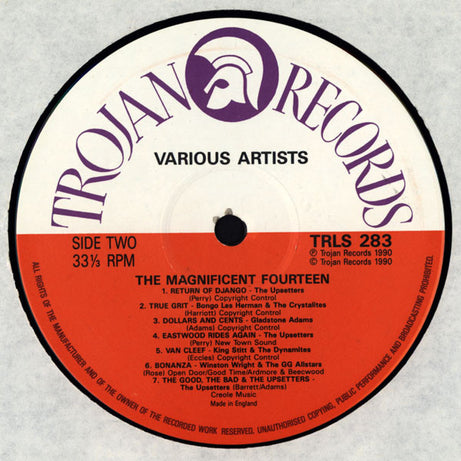 Various : The Magnificent Fourteen (14 Shots Of Western Inspired Reggae) (LP, Comp)