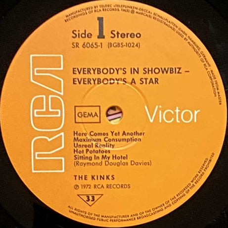 The Kinks : Everybody's In Show-Biz - Everybody's A Star (2xLP, Album, Gat)