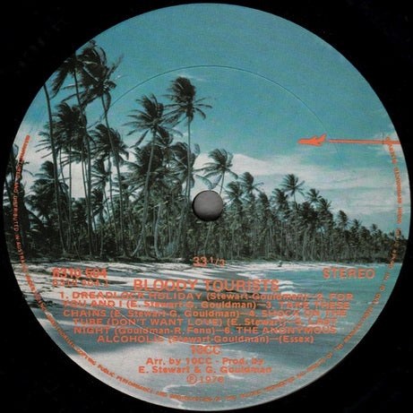 10cc : Bloody Tourists (LP, Album)