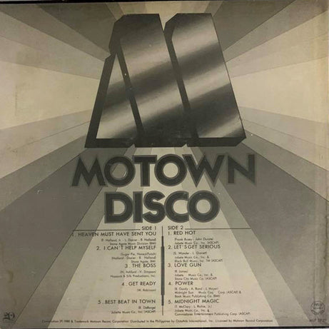 Various : Motown Disco (LP, Comp)